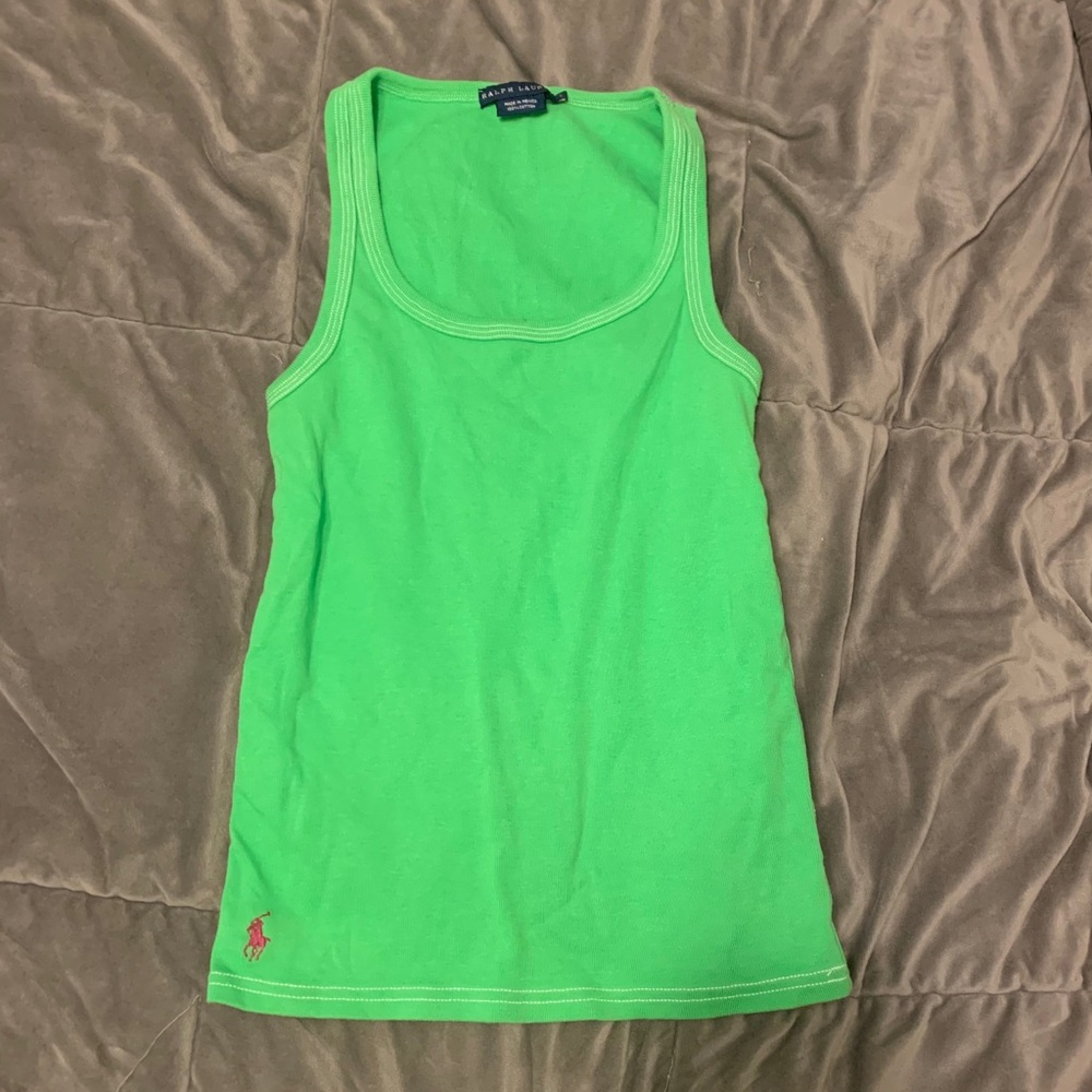 Ralph Lauren green tank top